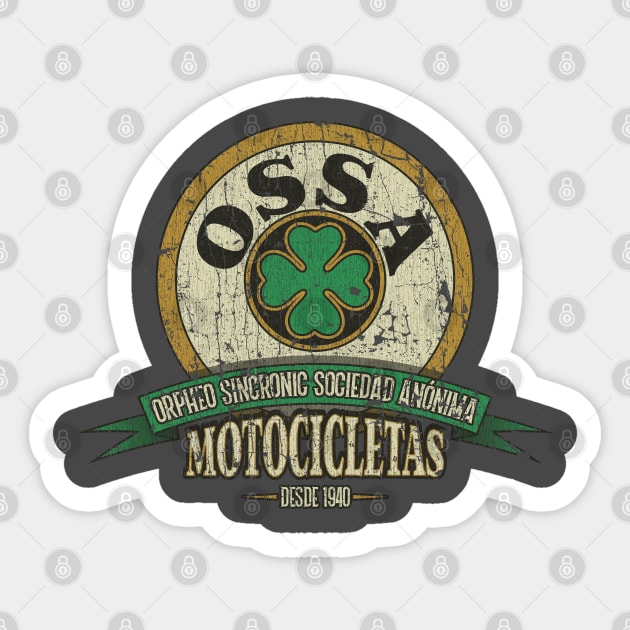 OSSA Motocicletas 1940 Sticker by JCD666